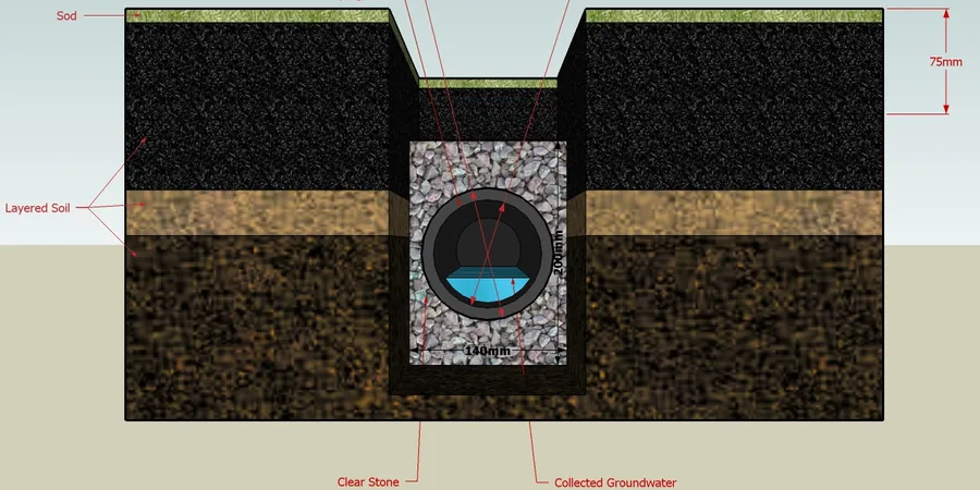 Illustrative image of Drenaje vial in Albuquerque